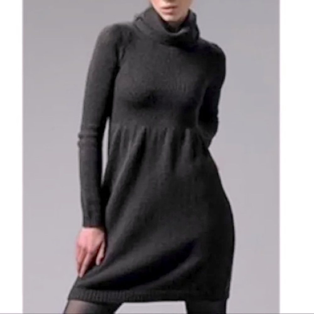 🍁50% Off Rdy 4 Fall Sale VINCE Cowl Neck Wool Blend Mini Sweater Dress